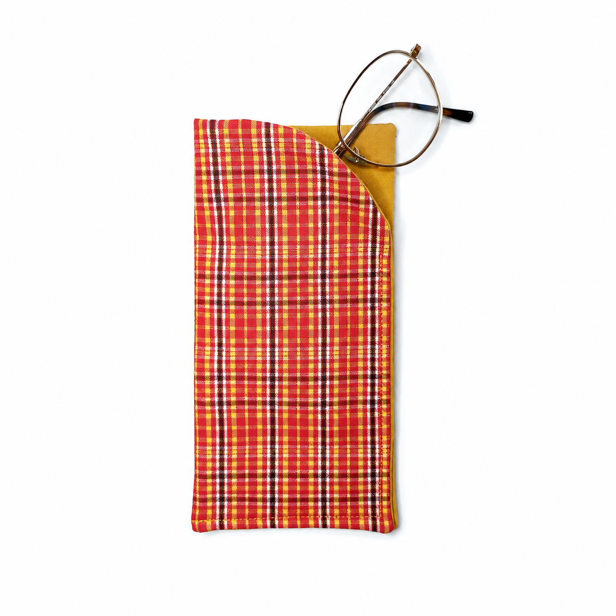 Reclaimed Fabric Sunglasses Pouch