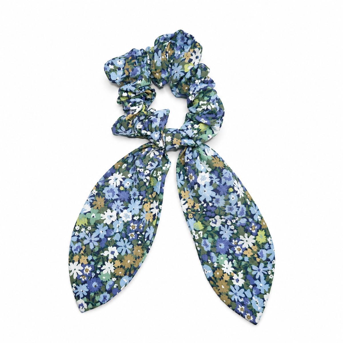 Reclaimed Fabric Tail Scrunchie