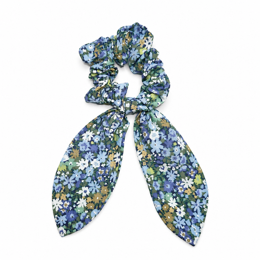Reclaimed Fabric Tail Scrunchie