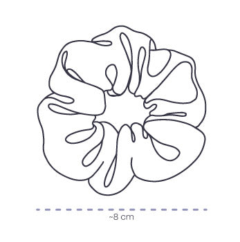 Reclaimed Fabric Scrunchie