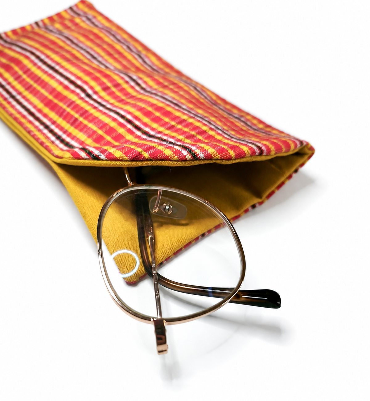 Reclaimed Fabric Sunglasses Pouch